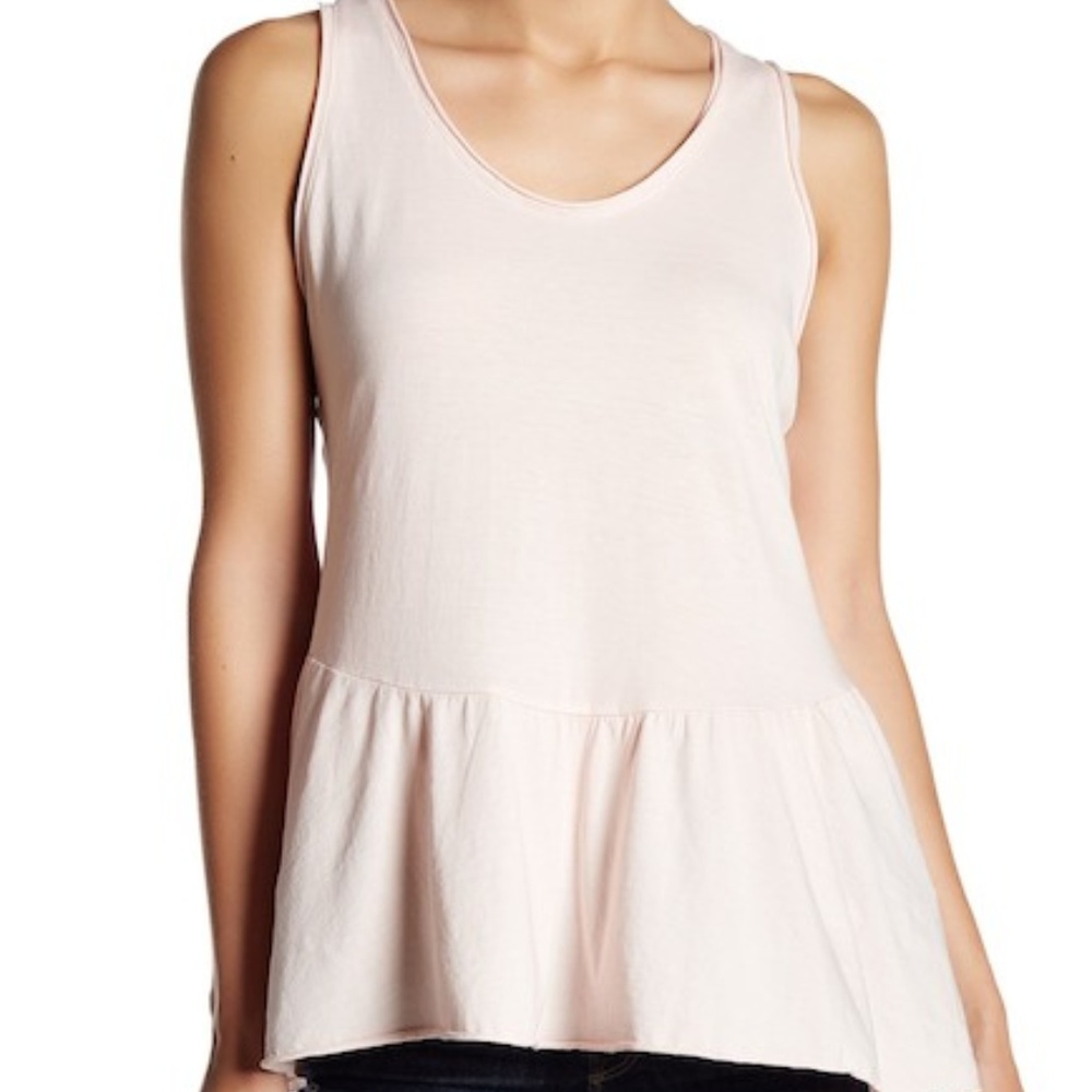 Melrose and Market Racerback Peplum Tank
